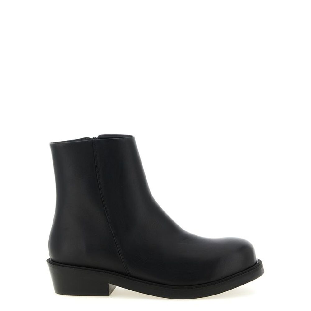 SÉFR Black Calfskin Ankle Men's Boots